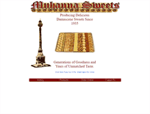 Tablet Screenshot of muhannasweets.com